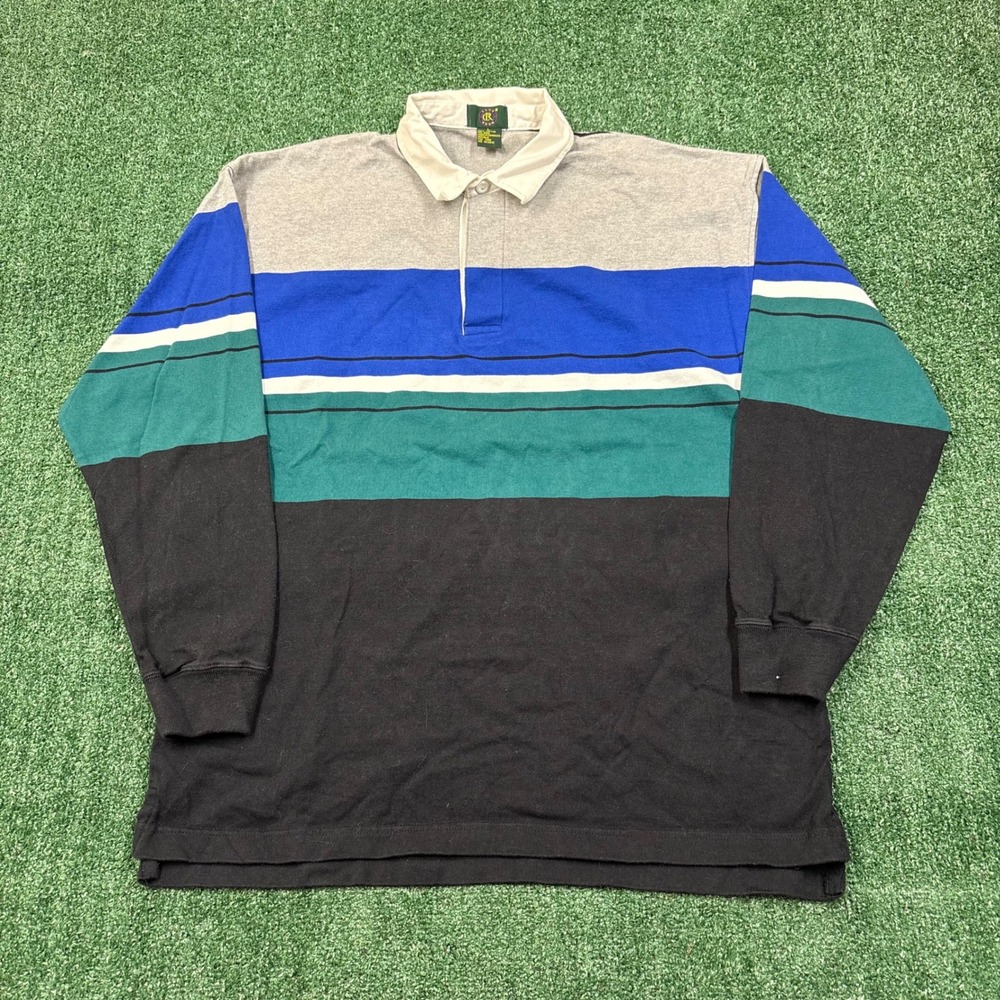 Vintage 90s Club Room Rugby Shirt